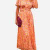 Helle | Lagdelt Chiffon Aftenkjole
