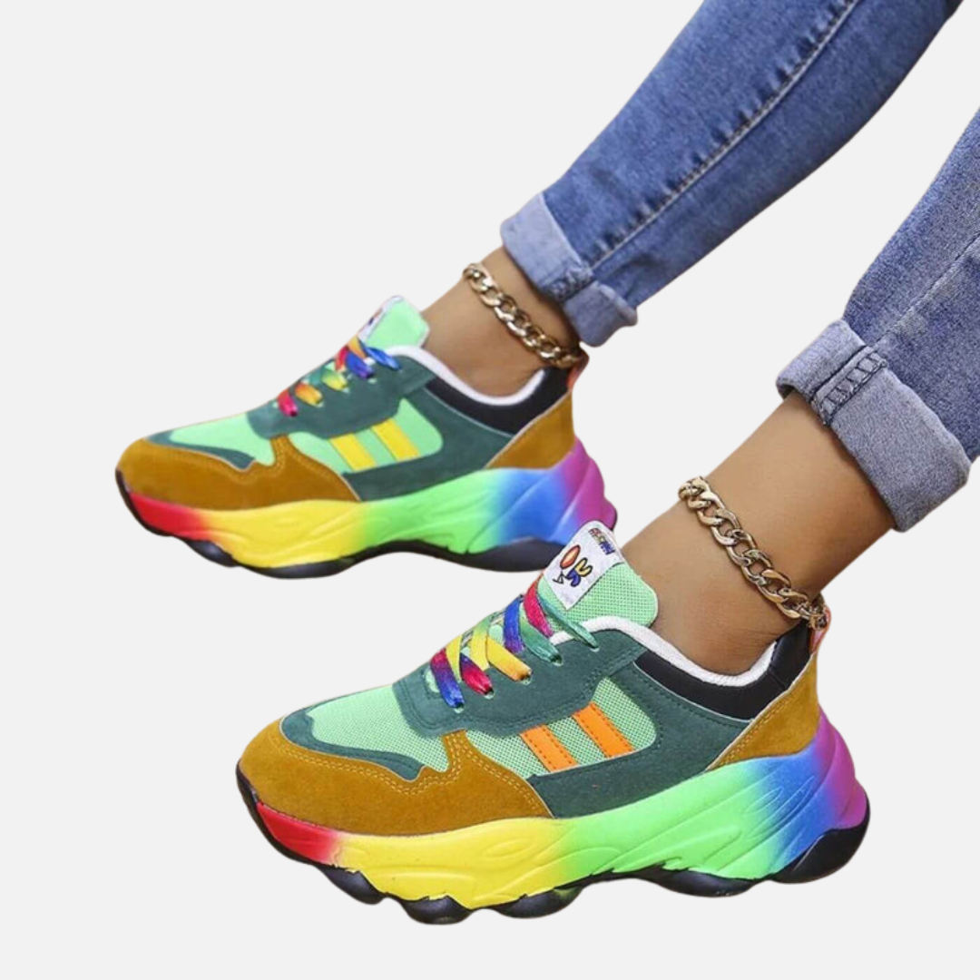 Pia | Livlige Chunky Platform Sneakers