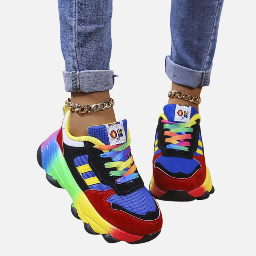 Pia | Livlige Chunky Platform Sneakers