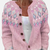Kirsten | Mønstret Strikcardigan i Nordisk Stil