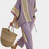 Anna | Oversized Bukssæt med Stribedetalje