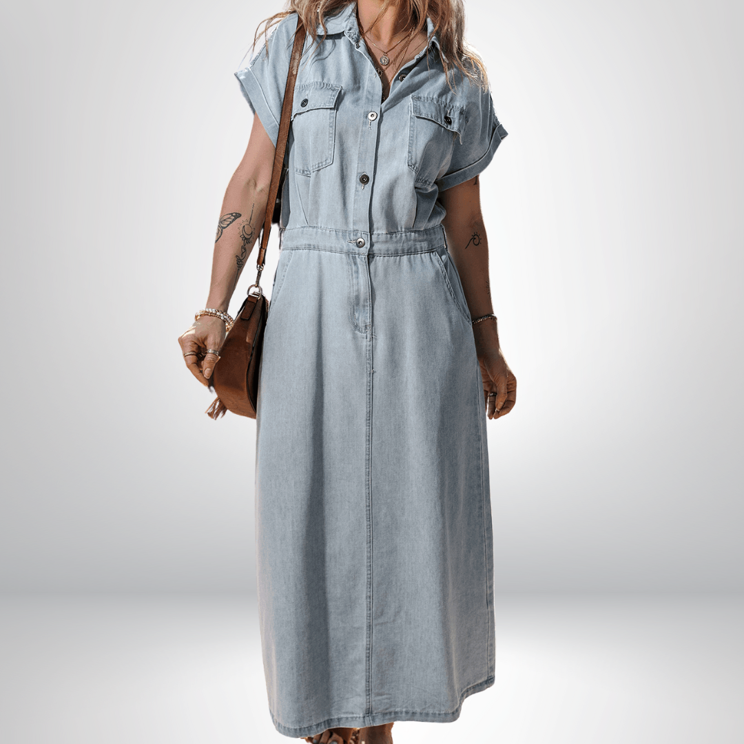 Zaylee™ | Elegant Denimkjole
