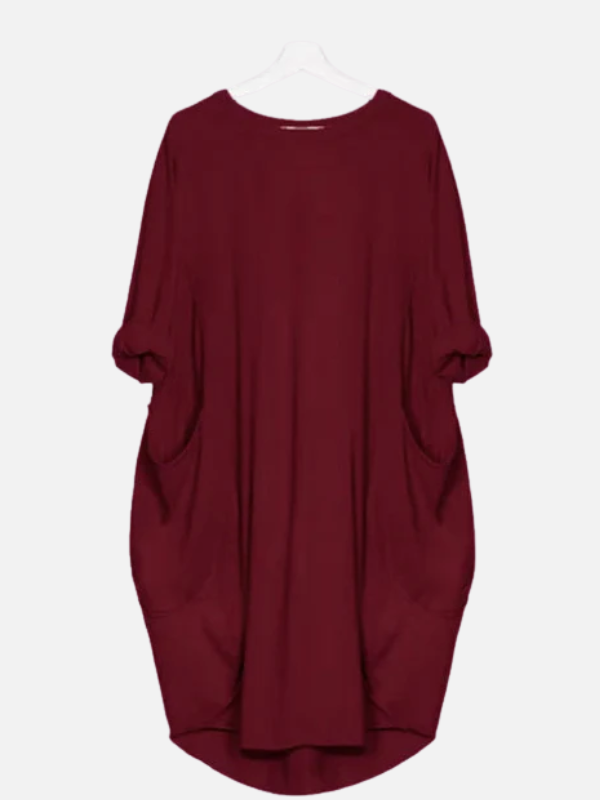 Pia | Oversize Kjole med Lommer