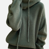 Marianne | Oversize Strikhoodie, Strik Med Hætte