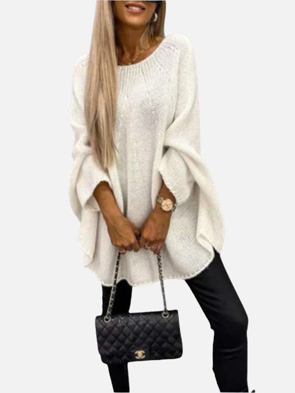 Maria | Oversize Strikponcho, Poncho Sweater