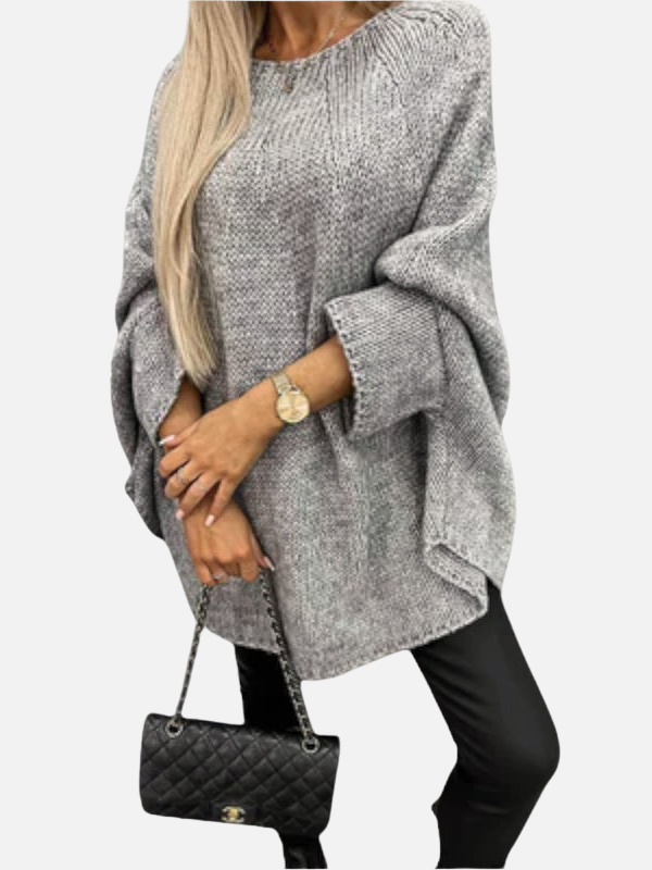 Maria | Oversize Strikponcho, Poncho Sweater