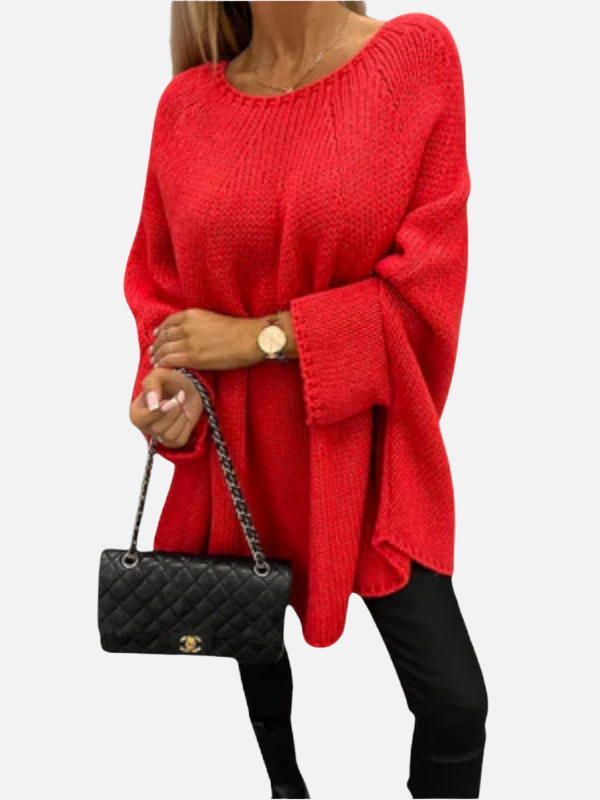 Maria | Oversize Strikponcho, Poncho Sweater