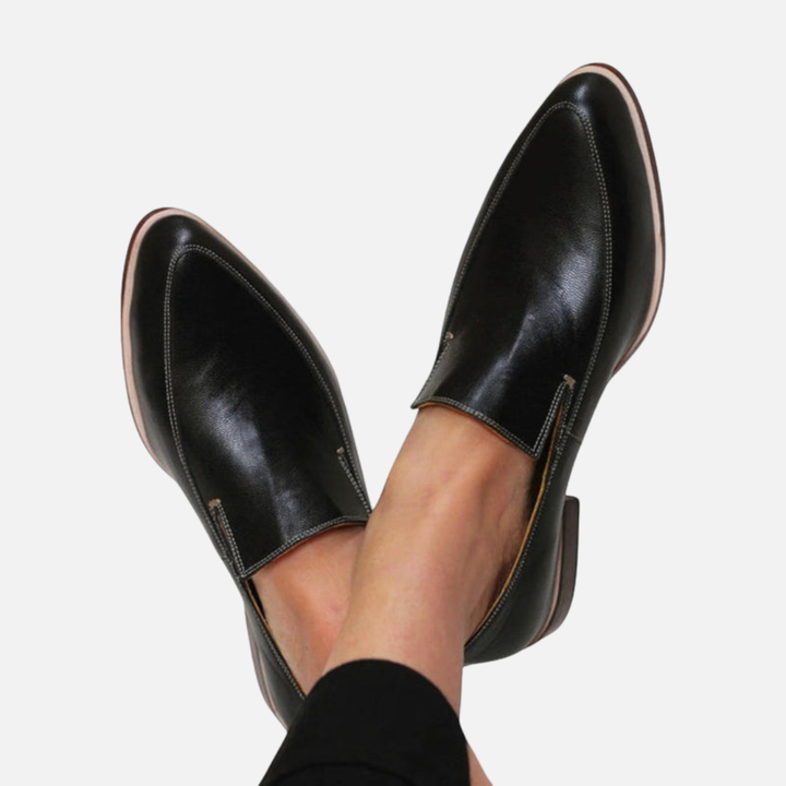 Lars | Slip-on Herreloafers i Læder-look