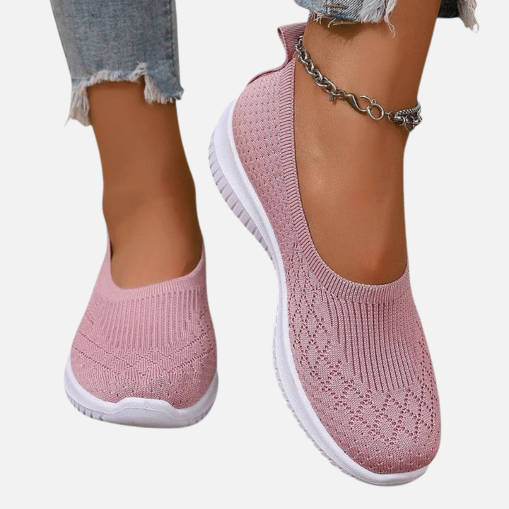 Marianne | Slip-on Sneakers i Blød Strik