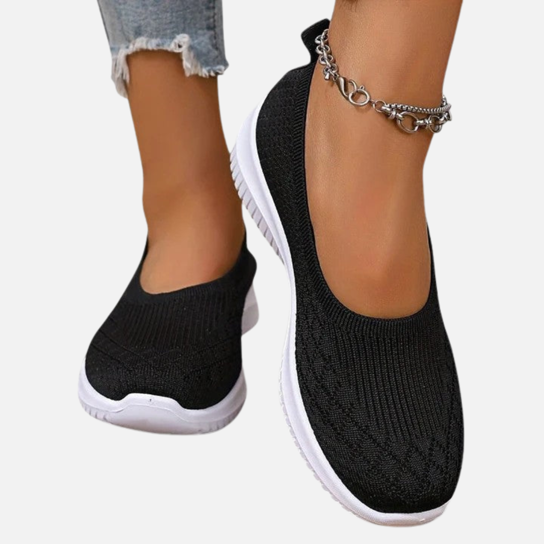 Marianne | Slip-on Sneakers i Blød Strik