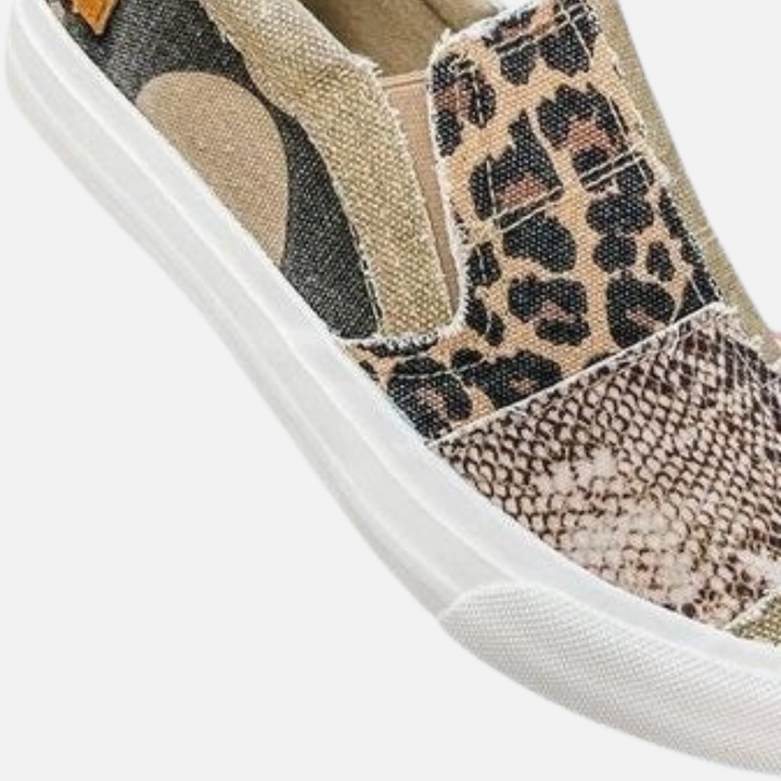 Susanne | Slip-on Sneakers med Dyreprint