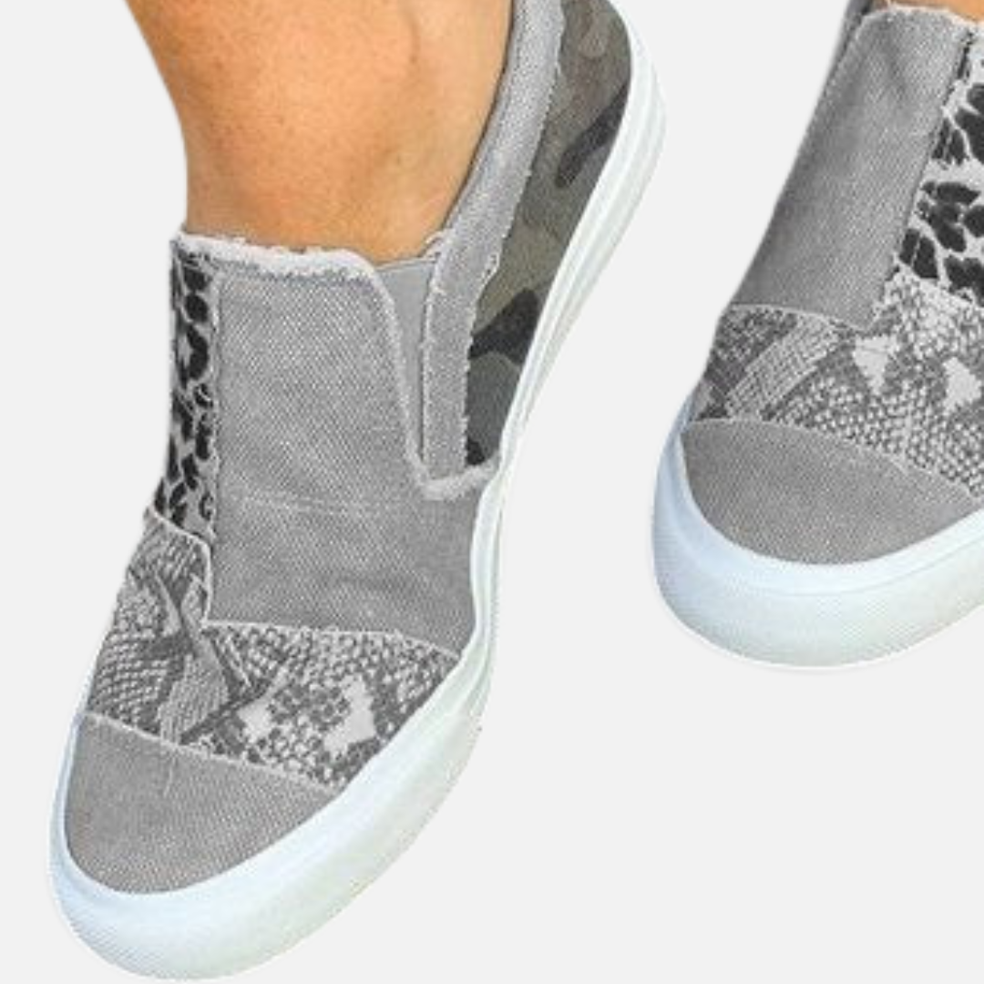Susanne | Slip-on Sneakers med Dyreprint