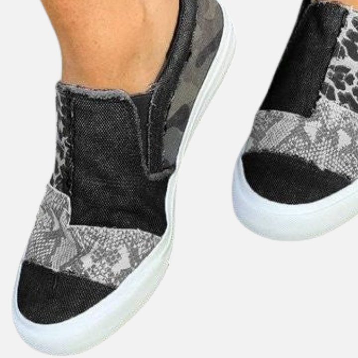 Susanne | Slip-on Sneakers med Dyreprint