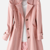 Maria | Taljeret Trenchcoat med Reverskrave – Dame