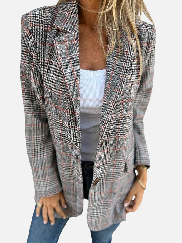 Camilla | Ternet Blazer med Revers til Dame