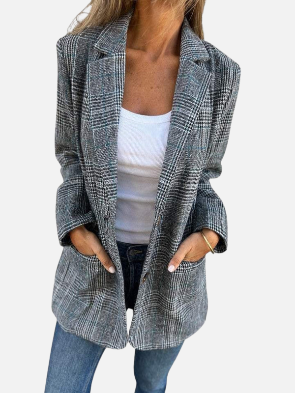 Camilla | Ternet Blazer med Revers til Dame