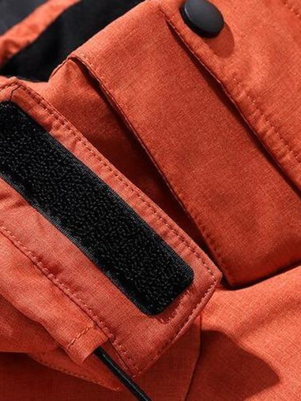 Lars | Tyk Herre Pufferjakke med Hætte – Vinter