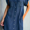 Elenore | Denim Kjole