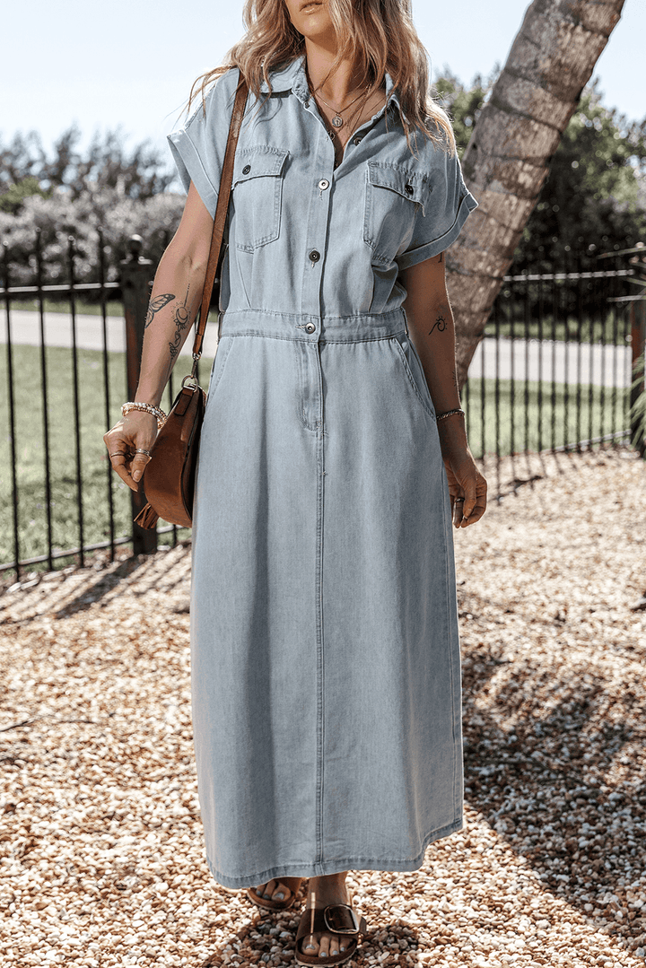 Zaylee™ | Elegant Denimkjole