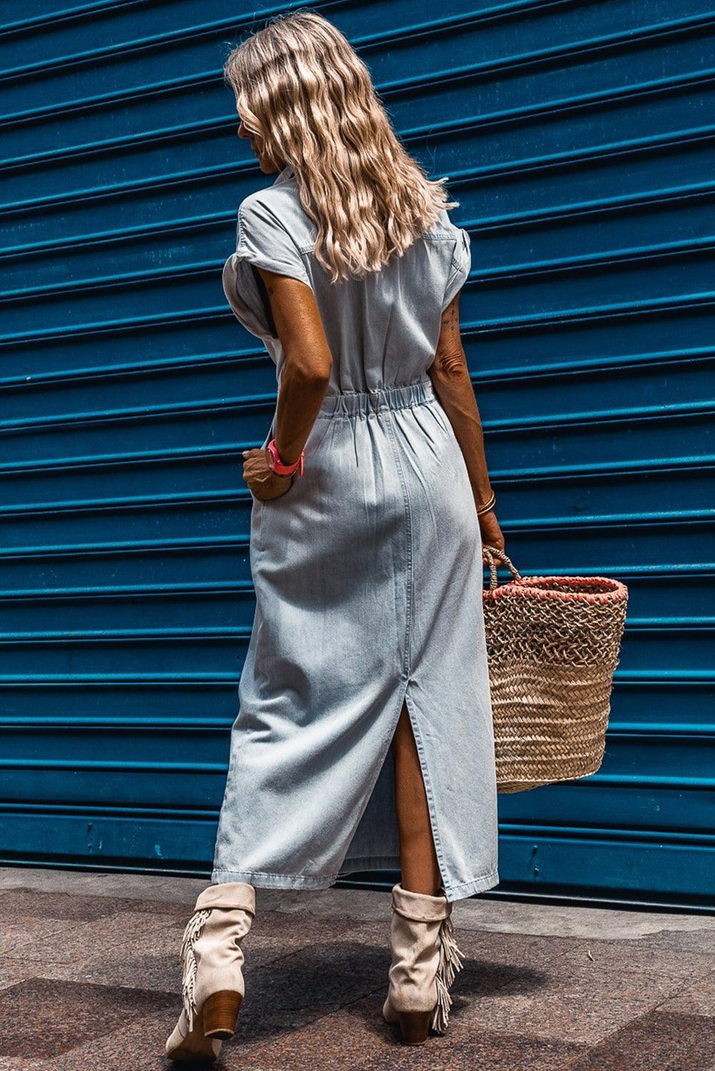 Zaylee™ | Elegant Denimkjole