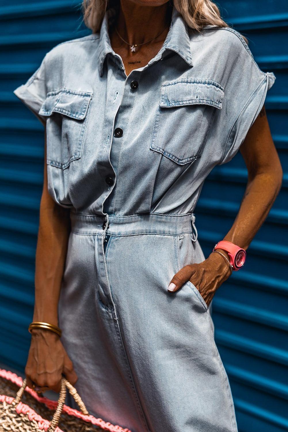Zaylee™ | Elegant Denimkjole