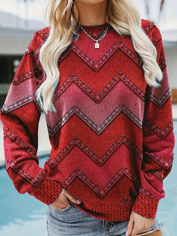 Tilde | Geometrisk Sweatshirt