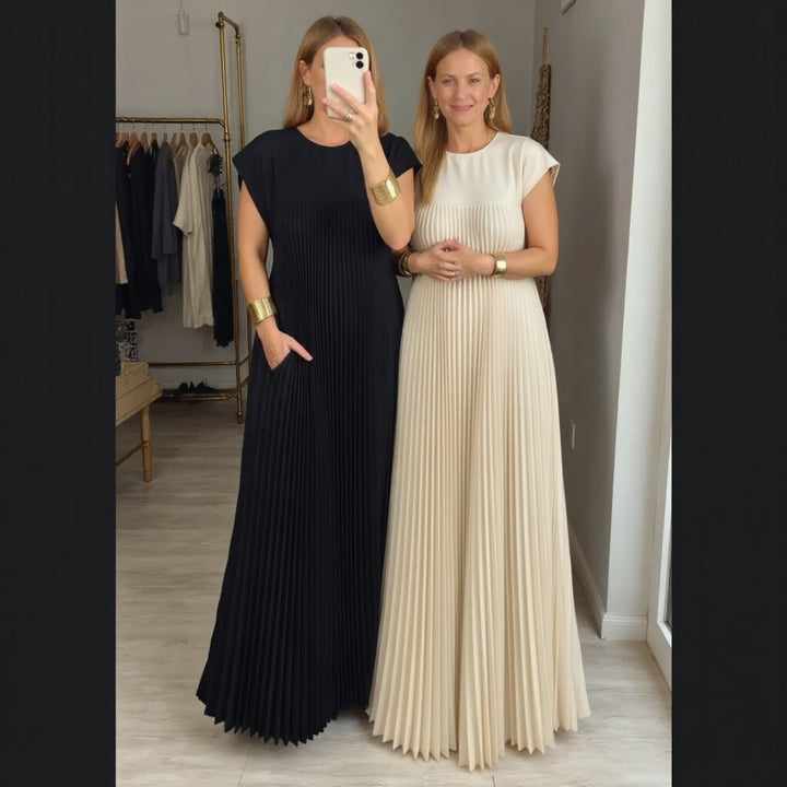 Gwendoline | Plisseret Maxikjole