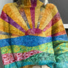 Mireille | Glat og farverig rullekravepullover