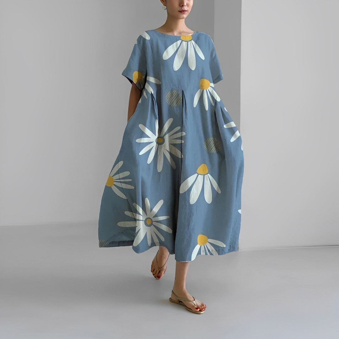 Claire | Bohemsk Blomstret Kjole