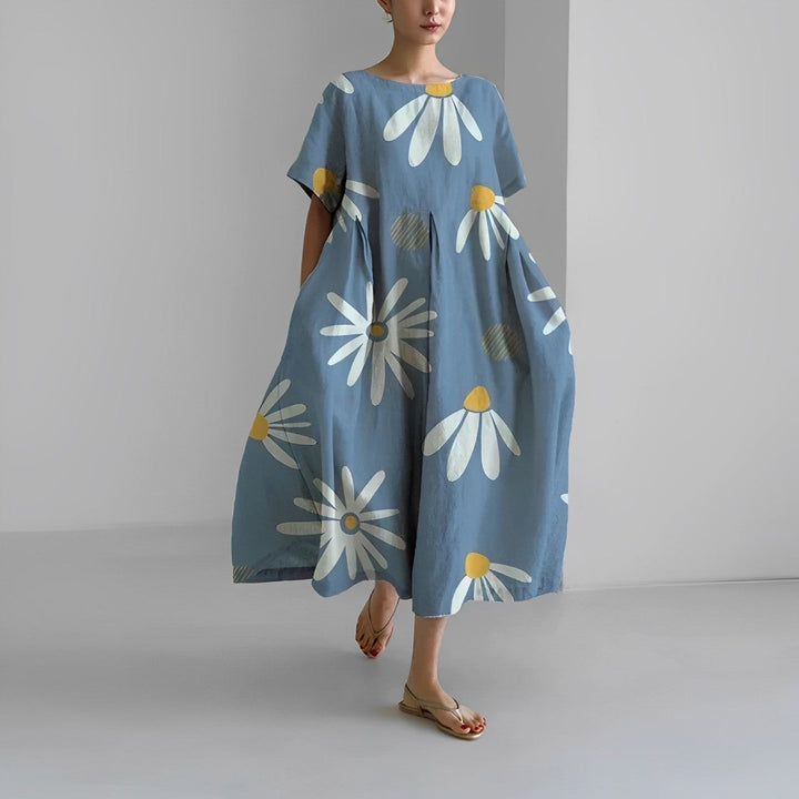 Claire | Bohemsk Blomstret Kjole